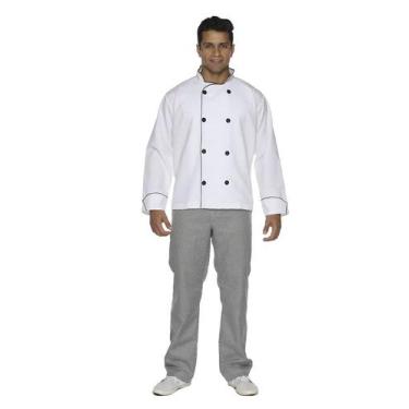 Imagem de Calça cozinheiro chef de cozinha xadrez pied poule - Demorgan Uniforme