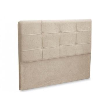 Imagem de Cabeceira Casal Cama 140cm London Veludo - Js Móveis Preto