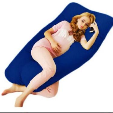 Imagem de Travesseiro de corpo para Gestante Gravida 1,20x60 micropercal 200 fio