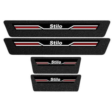 Imagem de Soleira Protetora Porta Sport Vermelho Stilo 2006 07 a 2011 - Jhow Ade