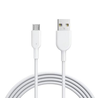 Imagem de Cabo Usb Branco Reforçado 1m Premium Para Samsung A24