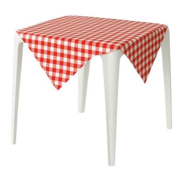Imagem de Toalha de Mesa Xadrez 78cm Festa Junina C/10un Decoração - Crgfestas, 