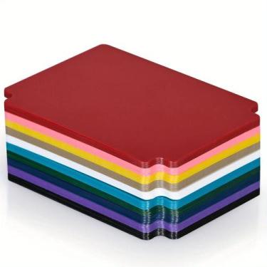 Imagem de Divisórias Multicoloridas Para Cartas Colecionáveis Para Caixa De Arma