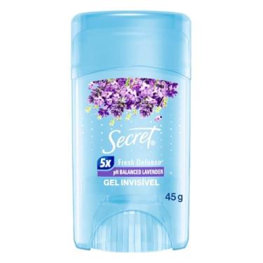 Imagem de Desodorante em Gel Antitranspirante Secret Aroma de Lavanda com pH Balanceado 45g
