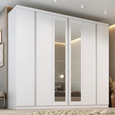 Imagem de Guarda-roupa Casal com Espelho Monte Carlo - Maxel