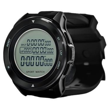 Imagem de Cronômetros, relógio de árbitro de futebol multifuncional, cronômetro digital luminoso silencioso com pulseira ajustável, cronômetro portátil para esportes, natação, corrida