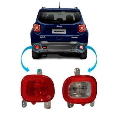 Imagem de Par Lanterna Refletor Traseiro Renegade 2015 2020 Original - Jeep