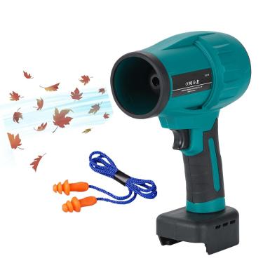 Imagem de Mini soprador Jet Dry para bateria Makita de 18 V, soprador de ar portátil sem escovas de 240 MPH ventilador de alta velocidade para garagens, quintal, carro, escritório, limpeza de teclado, limpeza