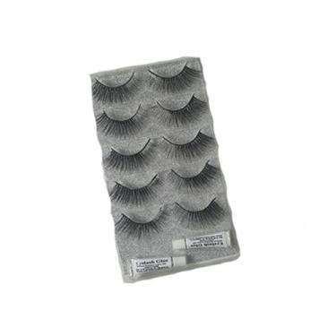Imagem de Cartela de Cílios Postiços Volume Super Natural 6D 5 Pares - AYLA SIZE