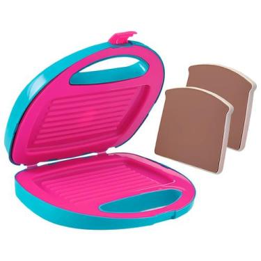 Imagem de Brinquedo Sanduicheira Le Chef Kit Cozinha Infantil Colorida Para Meni