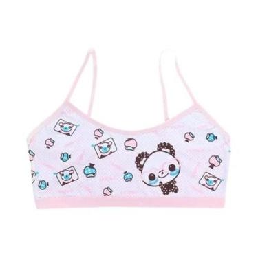 Imagem de Sutiã De Treinamento Para Meninas Adolescentes Com Estampa De Panda E 