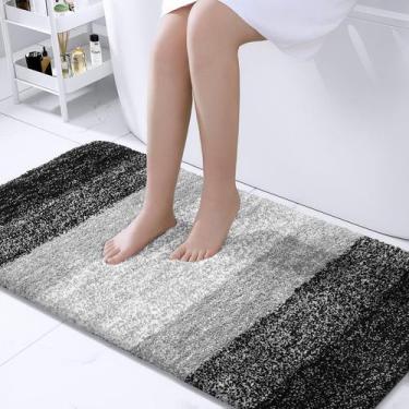 Imagem de Tapete de banho OLANLY Microfibra Extra Macia e Absorvente 110x60cm
