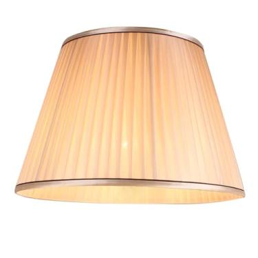 Imagem de lamp shades Abajur plissado de tecido feito à mão, luminária de mesa, piso, capa de reposição em formato de leque, 7,87" superior x 11,81" inferior 8,66"(Figure4)