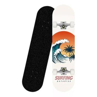 Imagem de Skate Profissional Importado Rolamentos ABEC7 Shape Maple Onda - Marti