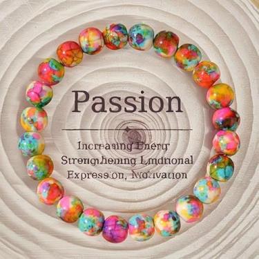 Imagem de Pulseiras femininas com contas de cristais de cura para mulheres, joias para mulheres, presentes de pedra natural, pulseira de meditação energética, presentes de amizade para mulheres, presentes de