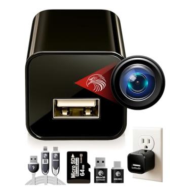 Imagem de DIVINEEAGLE Câmera Dome Full HD Plug-in - Câmera premium confiável para animais de estimação 1080p com detecção de movimento - Configuração fácil sem Wi-Fi e proteção de dados - Ideal para uso de babá