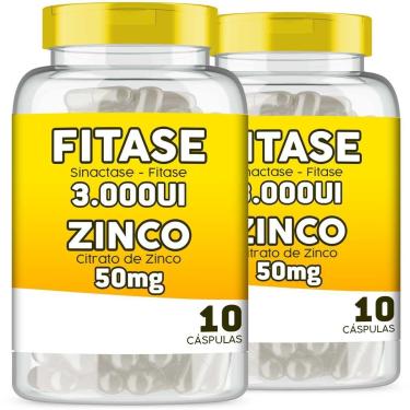 Imagem de Sinactase ( Fitase ) 3000ui + Citrato De Zinco 50mg 20 Caps-Unissex