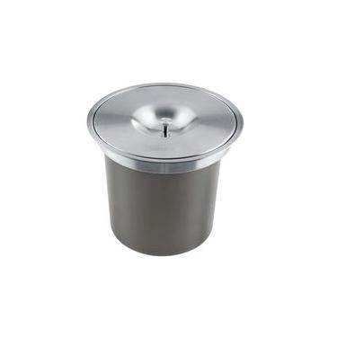 Imagem de Lixeira de Sobrepor Franke 5 Litros Redonda Aço Inox Escovado NA