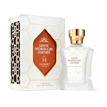 Imagem de H HABIBI Perfume masculino de couro marroquino branco – 75 ml de colônia árabe de longa duração, perfume masculino amadeirado picante, presente de fragrância de luxo para ocasiões especiais