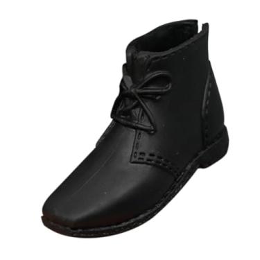 Imagem de Colaxi Sapatos para bonecos de ação masculinos, para vestir, casuais, colecionáveis, modernos, sapatos em miniatura para figuras de ação de homens grandes, Cabeça Quadrada