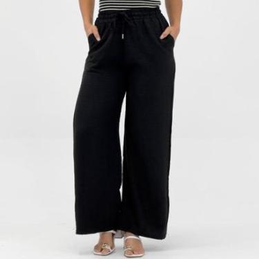 Imagem de Calça Facinelli Pantalona em Tecido Feminina-Feminino