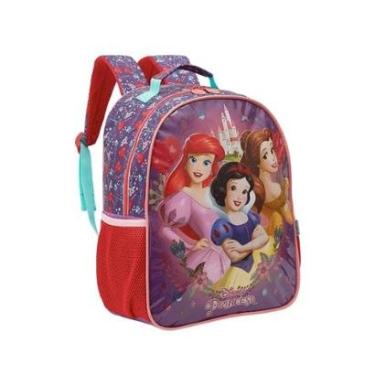Imagem de Mochila Escolar 14 Princesa Disney Castelo-Feminino