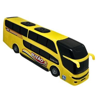 Imagem de Onibus de Brinquedo Veículo Mini Buzao dois Andares Várias Cores - BS 