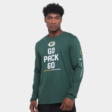 Imagem de Camiseta Nike NFL Green Bay Packers Team Slogan Manga Longa Masculina-Masculino