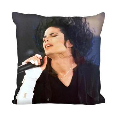 Imagem de Capas De Almofada Personalizadas Michael Jackson Super Star Com Zíper 