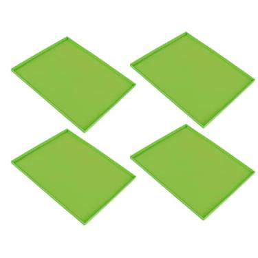 Imagem de GLOGLOW Esteiras do Desidratador do Silicone Desidratador Alimento Compatíveis Com Excalibur 3900b, Bandejas Antiaderentes Produto Comestível Nan Produtos de Cozimento (Verde)