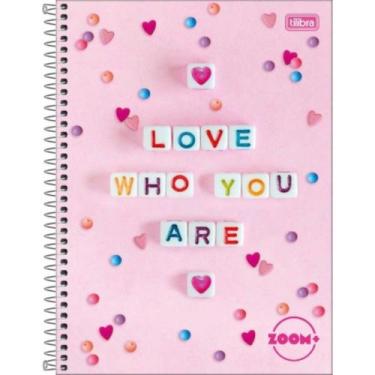 Imagem de Caderno Espiral Universitário 1 Matéria Zoom+ Feminino 96 Folhas - Til