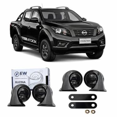 Imagem de BUZINA AUTOMOTIVA CARACOL (PAR) GRAVE/AGUDO PARA FRONTIER 1998 >2016 - TIGER AUTO