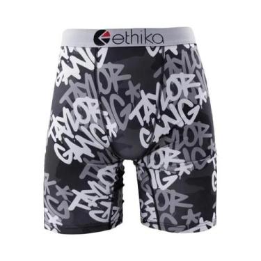 Imagem de Cuecas Boxer Respiráveis plus Size Para Homens ETHIKA, Roupa De Banho 