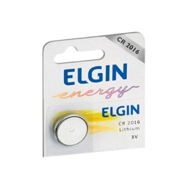 Imagem de Bateria de Lítio CR2016 Elgin 82191 - Unidade - para alarmes automotivos, calculadoras e relógios