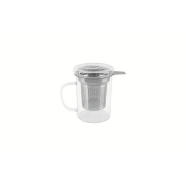Imagem de Caneca De Vidro Tramontina Infusor De Chá 350ml Tramontina