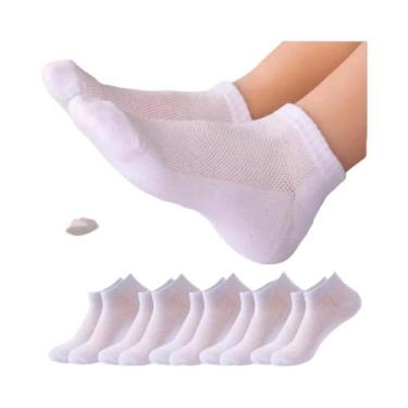 Imagem de Meias De Corrida Femininas De Verão Em Malha, 510 Pares, Finas, De Cor