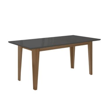 Imagem de Mesa de Jantar 160cm com Vidro Liz Poliman Moveis