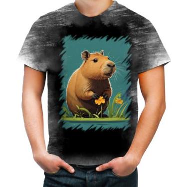 Imagem de Camiseta Desgaste Capivara do Bem Animalzinho 16 - Kasubeck Store®, IN