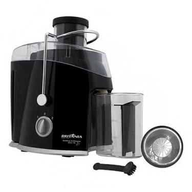 Imagem de Centrífuga De Alimentos Elétrica Juicer 700 Preta Britânia, 110V