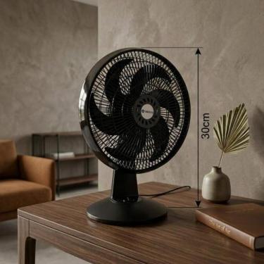 Imagem de Ventilador de Mesa Premium Argos 30cm e 40cm 110V ou 220V 3 velocidade