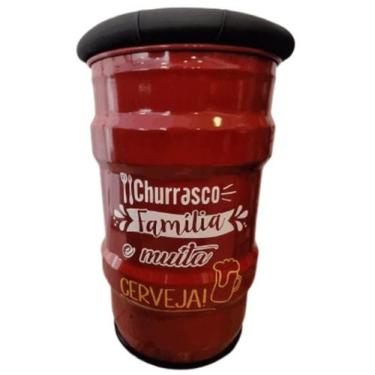 Imagem de Banco tambor churrasco e familia tonel puff - EMPORIO CANTO DO CHURRAS