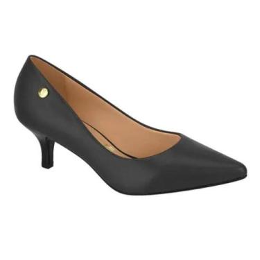 Imagem de Sapato Scarpin Feminino Vizzano Salto Baixo 5cm Fino Elegânte Confortá