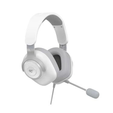 Imagem de Headset Gamer HAVIT H2230U, Microfone Removível White