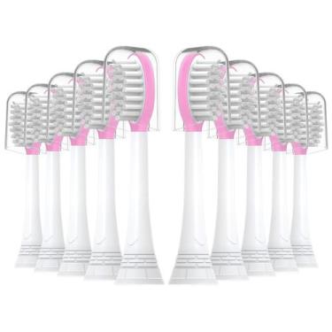 Imagem de Cabeças de escova de dentes de reposição CILGEWH Kids, pacote com 10 u