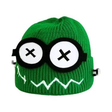 Imagem de Gorro De Inverno Feminino Quente E Confortável Com Estampa De Desenho 