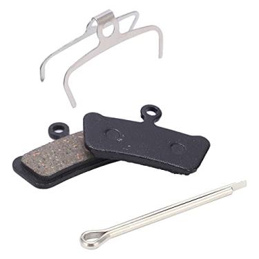 Imagem de 01 Pastilhas de freio para bicicleta, conjunto com 4 pastilhas de freio a disco de bicicleta de montanha fácil de usar, pastilhas de freio a disco para bicicleta para mountain bike