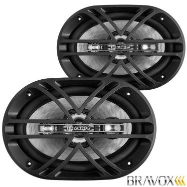 Imagem de Par de Alto Falantes Quadraxial Bravox 6X9&quot; B4X69D 150W Rms 4 Ohms