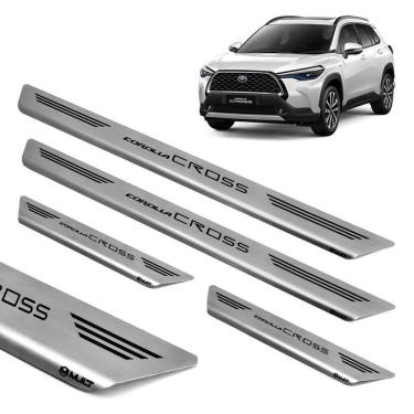 Imagem de Acessórios Soleira Aço Proteção Porta Corolla Cross 2022