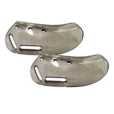 Imagem de 2 peças protetor metatarsal isolamento térmico universal segurança resistente ao capa de de soldador abs para fabricação de