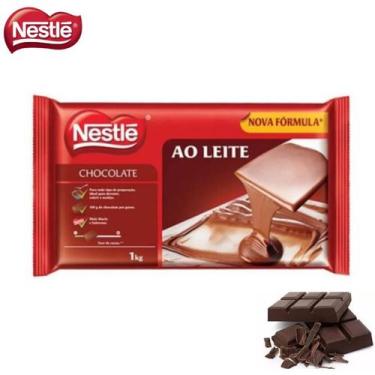 Imagem de Barra De Chocolate Nestlé Ao Leite 1 Kilo Para Derreter